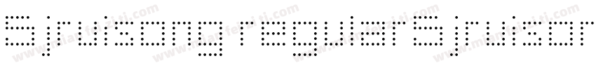 Sjruisong regularSjruisong regular字体转换